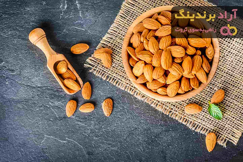  اللوز الیوم في مصر؛ ذات غطاء خارجي رمادي 2 أنواع المحمص النىء 